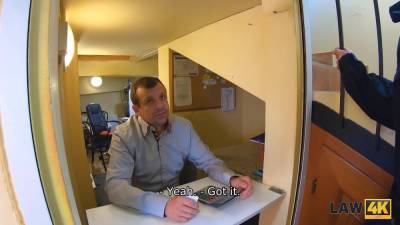 LAW4k. Woman with small ass does it with security officer just to break free again - txxx.com - Czech Republic