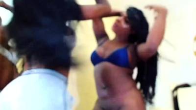 Horny Ebony TBabe in Stockings Teasing on Webcam 4 - drtvid.com