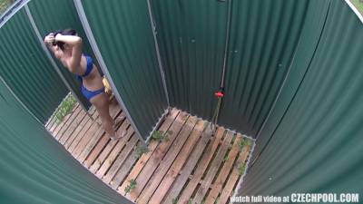 Czech Brunette Hidden Cam in Public Pool - sexu.com - Czech Republic