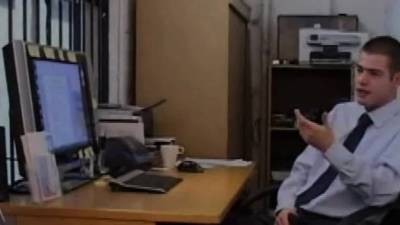 Cocksucking twink barebacked at job interview - drtvid.com