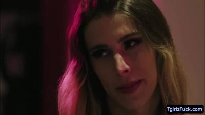 TS Nikki Vicious receives a hard cock up her ts ass - fetishpapa.com