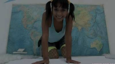 Little Lorie shows off Pussy - drtvid.com