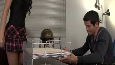 Footjob Addict - Esmi Lee Earns An A+ With A Foot Job - hotmovs.com