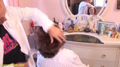 69 Years Mom Fucked By Hairdresser - upornia.com - Germany