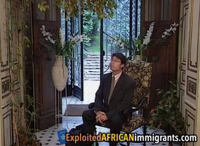 African maid used as toy by white dude - hotmovs.com