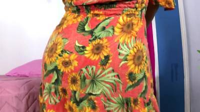 Chloe - Busty Latina Trans Ana Chloe Toys Ass As She Masturbates - drtvid.com