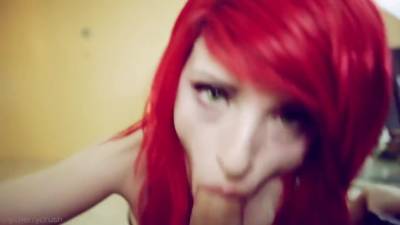 Redhead Amateur Emo Sucks Cock And Fucks - hclips.com