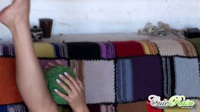 Petite teen girlfriend strips off in solo - hotmovs.com