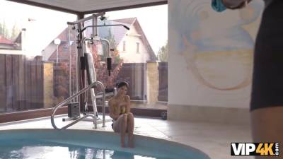 VIP4K. Amazing hottie wants her teacher to penetrate her with his BBC - hotmovs.com