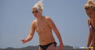 Tiny Tits Huge Nips - BeachJerk - hclips.com