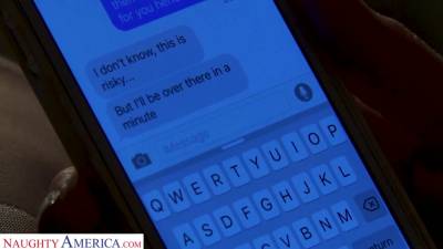 Ashley Fires has her boy toy creampie her while her husband sleeps - naughtyamerica - hotmovs.com