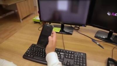 Brunette Latina Ended Up Being Shafted After Her Job Interview - upornia.com - Spain