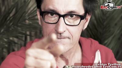 funny sex game threesome with german blonde and brunette - hotmovs.com - Germany