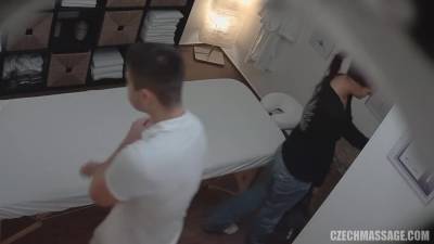 Masseur Humps With His Luscious Customer - Darkhaired Babe - hotmovs.com