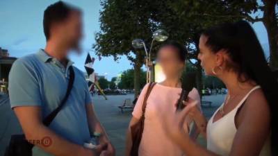 Hitzefrei gigantic tit red haired pounded by stranger - sexu.com