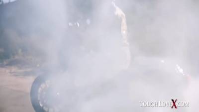 Katrina Jade Pres. Biker Sluts Desert Dick Down - hotmovs.com