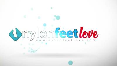 Blonde secretary in pantyhose smoke POV - drtvid.com