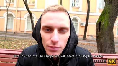 Lesson With New Literature Tutor Ends For Smart Fellow With Sex - hotmovs.com