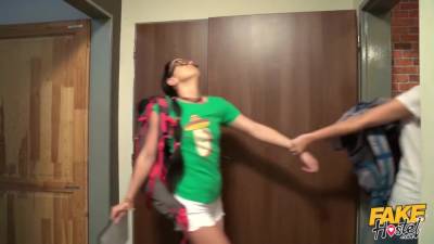 Alexis Crystal - Alexis Crystal, Kittina Clairette And Lutro Steel In Bisexual Chicks Help Each Other Ride A Cock By Turns - upornia.com