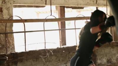 Beautiful Lesbian Sex In The Bathroom After The Street Workout - upornia.com