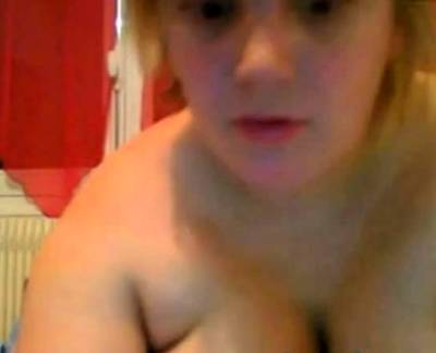 bbw blond with E cup boobs - drtvid.com