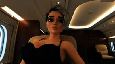 Futanari BOSS fucks hot ass in an airplane - 3D Porn - drtvid.com