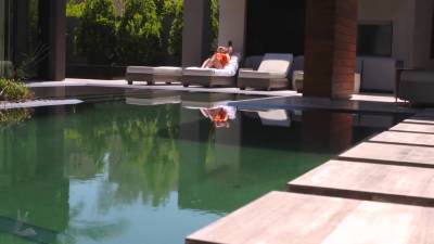 Cali Carter - Humping In The Backyard With Her Tattoos - hotmovs.com