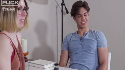 Latin Teen Gabriel Goes No Condom With Sexy Blonde Abbi! - hotmovs.com