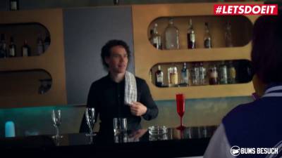 #LETSDOEIT - Anike Ekina - Lucky Bartender Fucks On His Bar With A Sexy Ass Blondie - sexu.com