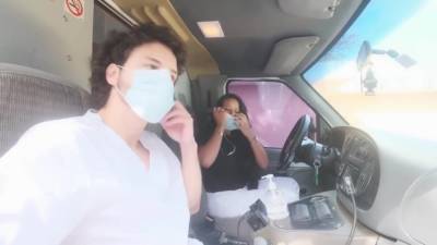 Chief Paramedic Convinces New Employee To Chichar In Ambula - hotmovs.com - Spain