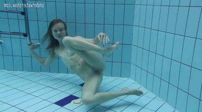 Clara - Small tits petite teen Clara underwater - sunporno.com - Russia