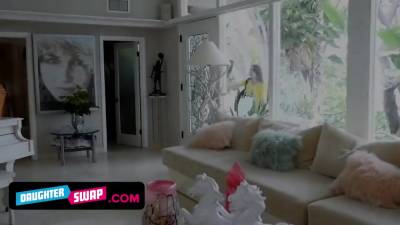 Krissy Lynn - Slutty Stepmoms Krissy Lynn And Savannah Fyre Swap Daughters And Teach Them How To Get Orgasm - upornia.com