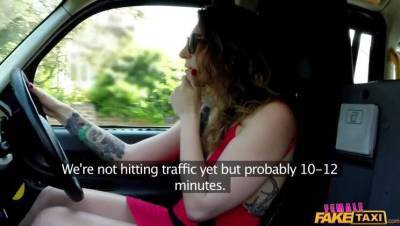 Cabbie in Red Dress Fucks Her Fare - veryfreeporn.com