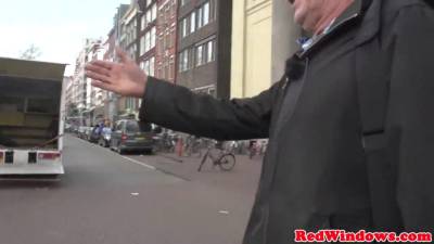 Smalltitted dutch prostitute gets cumshowered - sexu.com - Netherlands