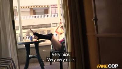 Monty - Blonde Exhibitionist Fucked by Cop - veryfreeporn.com