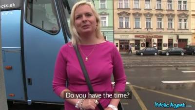 Blondie With Bick Tits Fucks Complete Stranger For Money - porntry.com