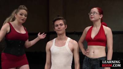 BDSM teacher queening her newest student - hotmovs.com