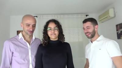 Lily - Moroccan Teen Lily Gets Of Cocks For Her Gangbang - hclips.com - Morocco