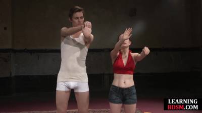 BDSM teacher queening her newest student - txxx.com