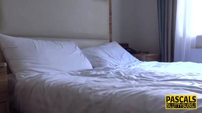 Tied Up Busty Submissive Gets Throated By Toy - hotmovs.com