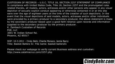 Cindy Behr - Charlie Monaco, Jamie Barry And Cindy Behr - Watch Me Fuck My Man I Will Eat Your Pussy - hotmovs.com