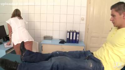 Hot Doctor Is Going To Do A Quick Check Of The Guys Cock - upornia.com