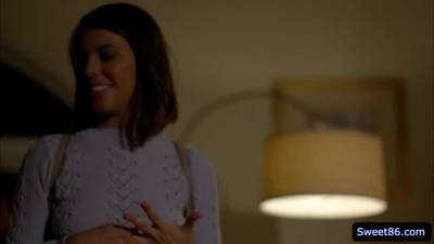 Abigail Mac - Lustful lesbian friends Adriana and Abigail rubbing pussies - fetishpapa.com