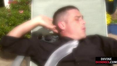 suit receives the experience of his life by milf domina - hotmovs.com