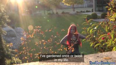 Public sex with busty goth neighbour - hotmovs.com