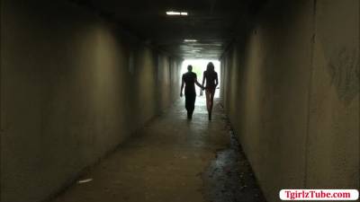 TGirl Casey gets bang in missionarystyle - fetishpapa.com