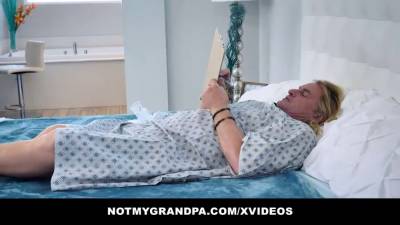 Gabriela Lopez - Exotic nurse Gabriela Lopez lets patient sperm on her big natural knockers - sexu.com