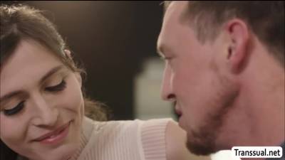 TGirl Korra watch dude sucks her shecock - fetishpapa.com