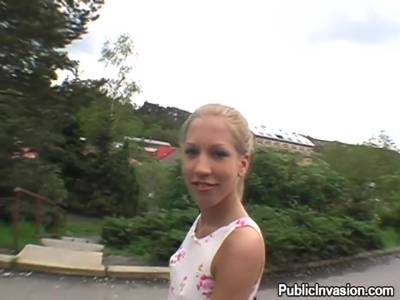 Amateur Freak Teen Sue Gets Plowed On The Street For Cash - hclips.com