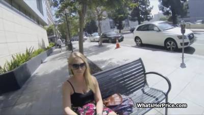 Making Love Broke Blond Hair Girl From The Street - hclips.com